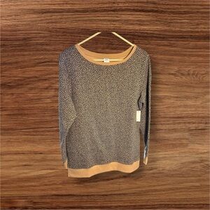 NWT Size medium animal print top